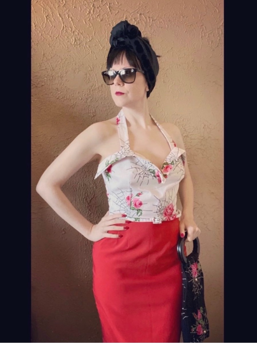 Handmade Kiss Of A Spider Novelty Gertie Print Pin Up Corset Top
